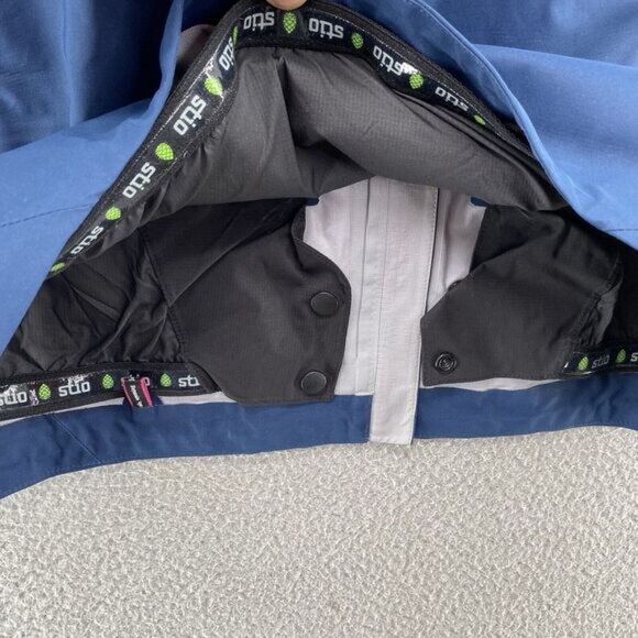 Stio Ski Jacket Womens Large Blue Environ Waterproof Snowboard Gorpcore Workwear - Picture 10 of 12